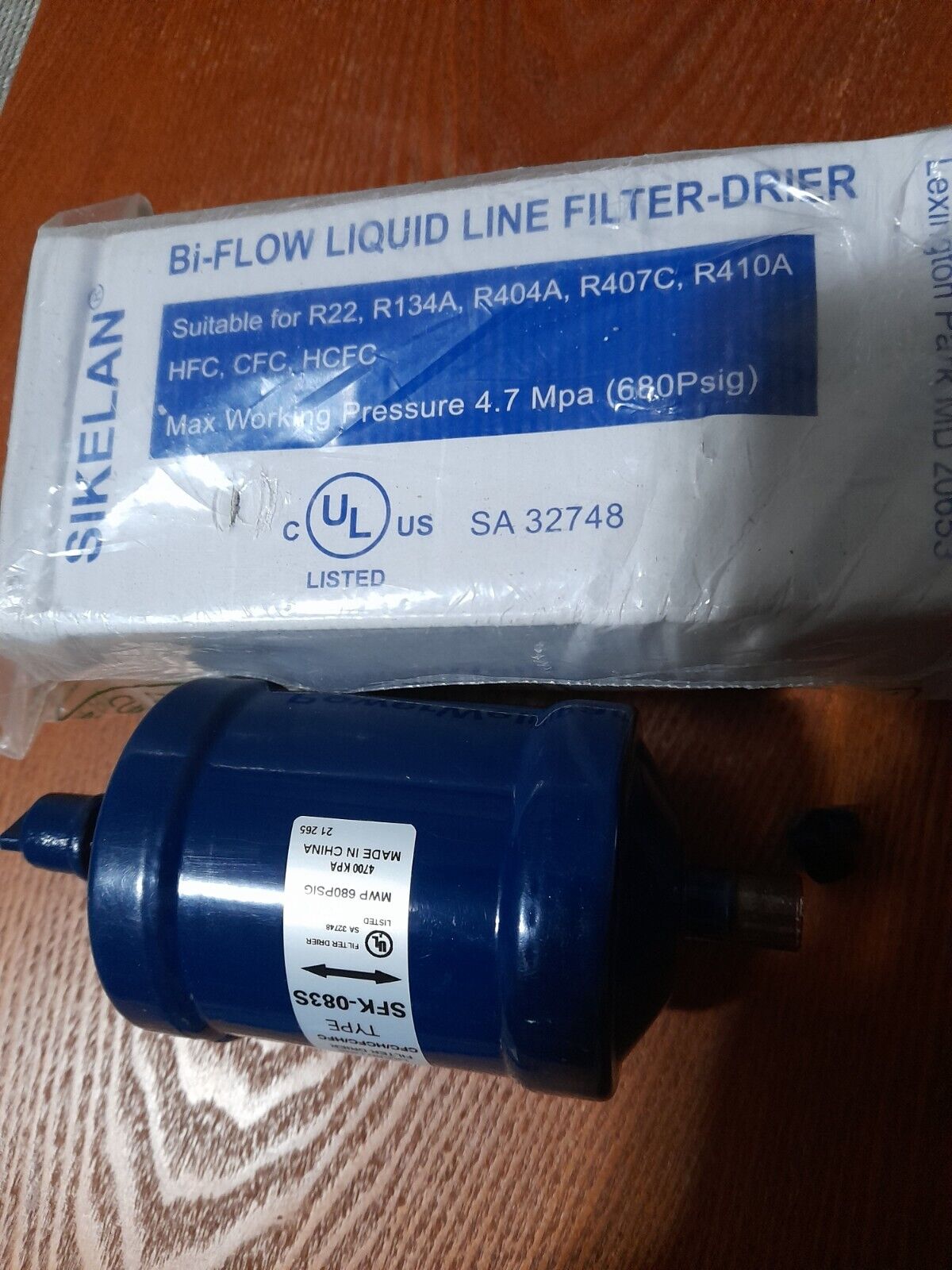 Slkelan SFK-083S Liquid Line Filter Drier