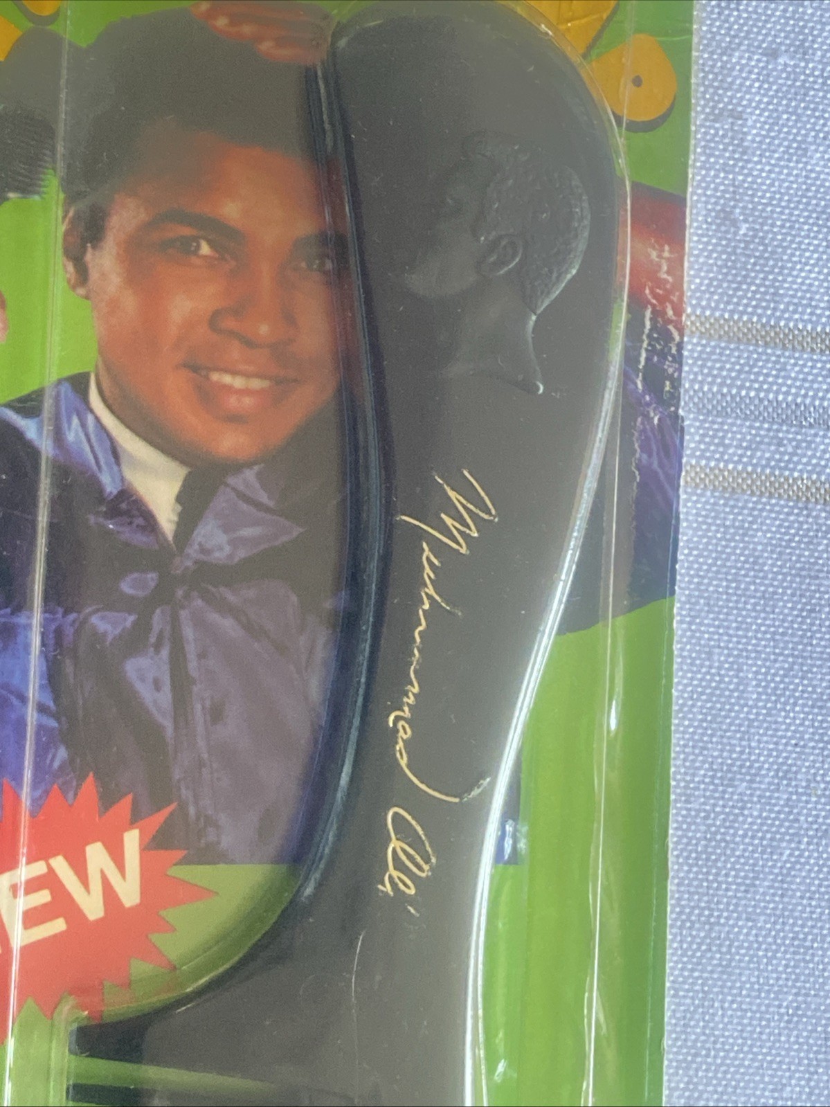 Very Rare 1970s Muhammad Ali Large Black Comb Boxing Champ Cassius Clay Sealed