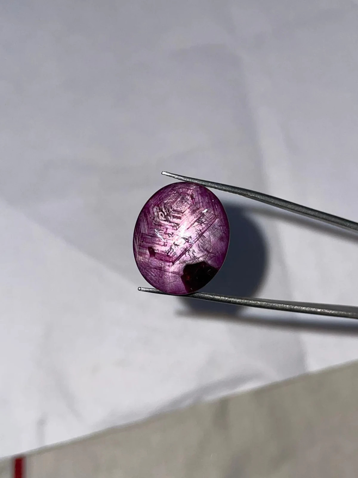 Natural Star Ruby Gemstone 36.40 Carat | Six Ray Asterism Cabochon | Large Loose