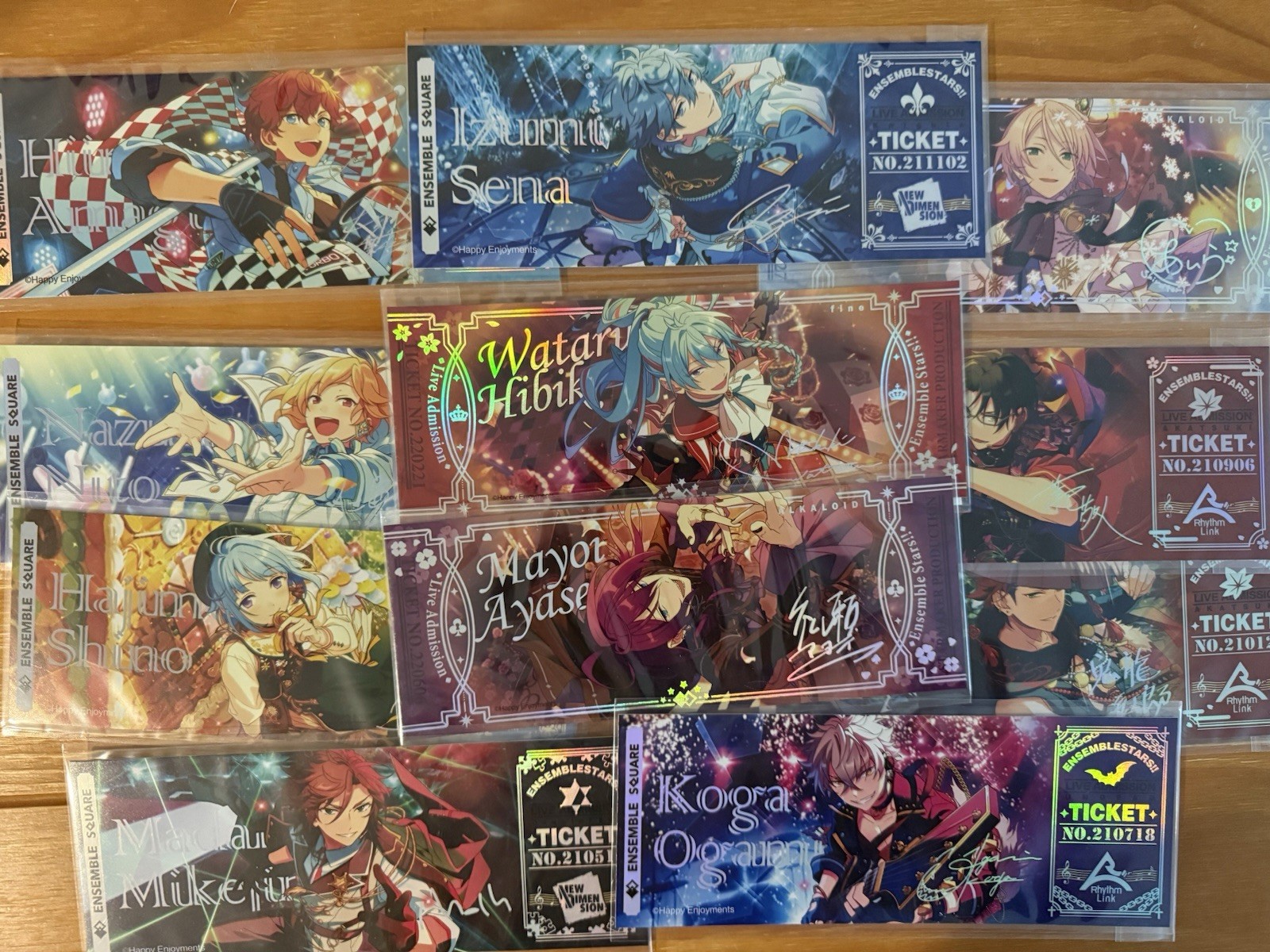 Ensemble Stars Laser Ticket Card Mix Ensemble Stars Laser Ticket Card Mix