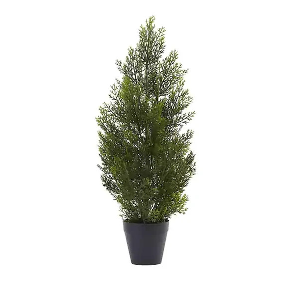 Nearly Natural Indoor and Outdoor 2 ft. Artificial Mini Cedar Pine Tree Nearly Natural Indoor and Outdoor 2 ft. Artificial Mini Cedar Pine Tree