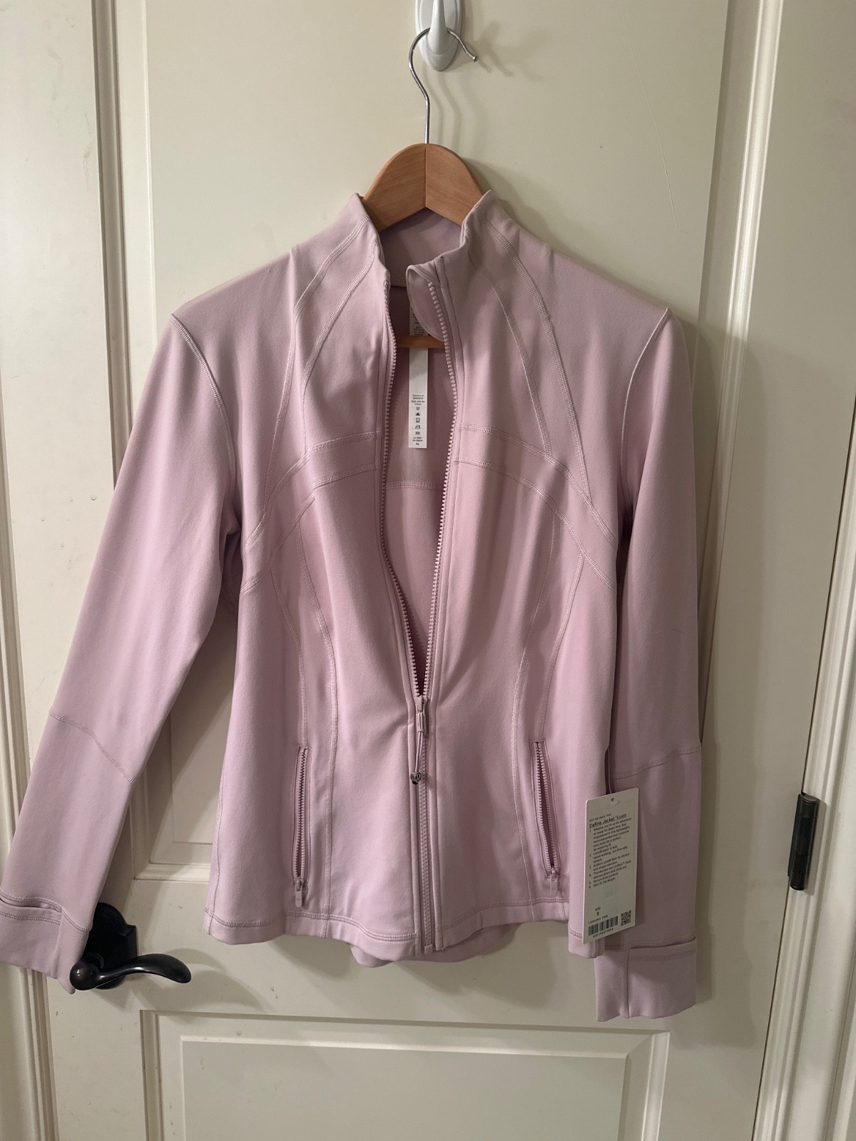 lululemon define jacket luon size 8 pink