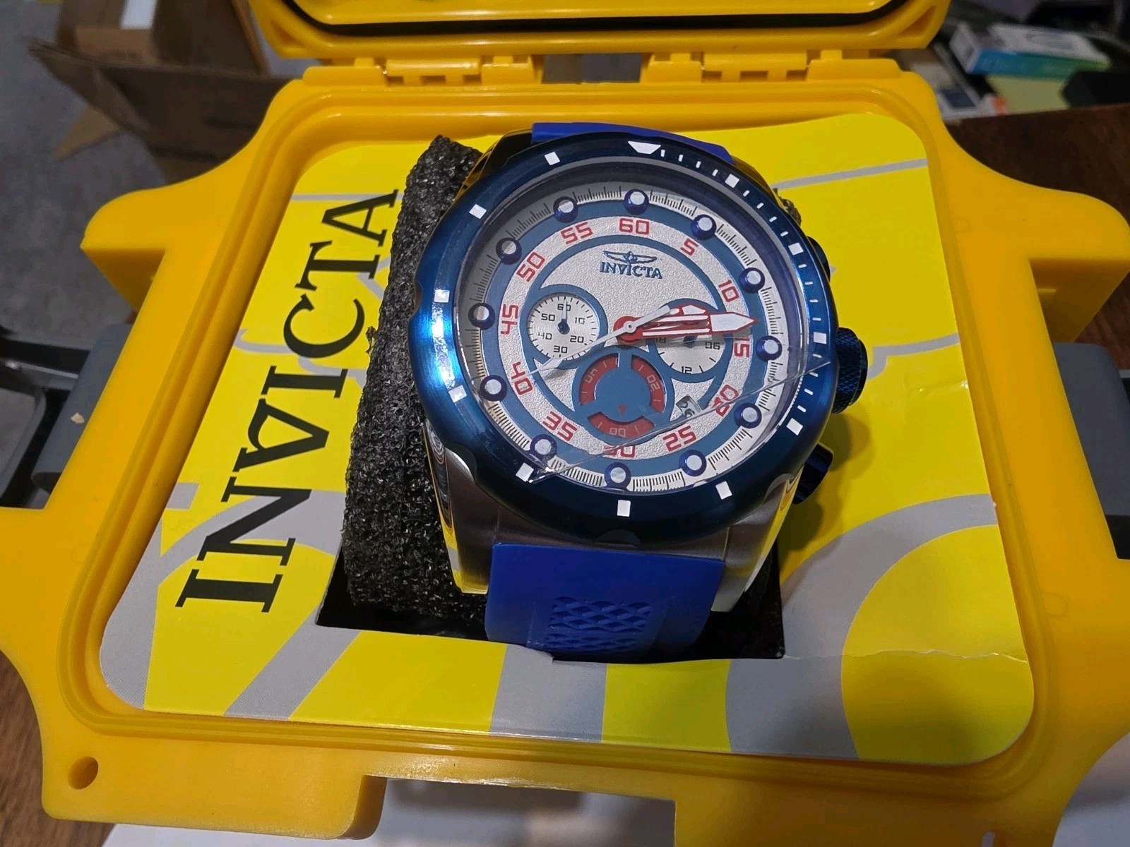 Invicta Men\'s Seedway Watch 50mm 69837 W/Impact Case NIB $199 Retail Invicta Men\'s Seedway Watch 50mm 69837 W/Impact Case NIB $199 Retail