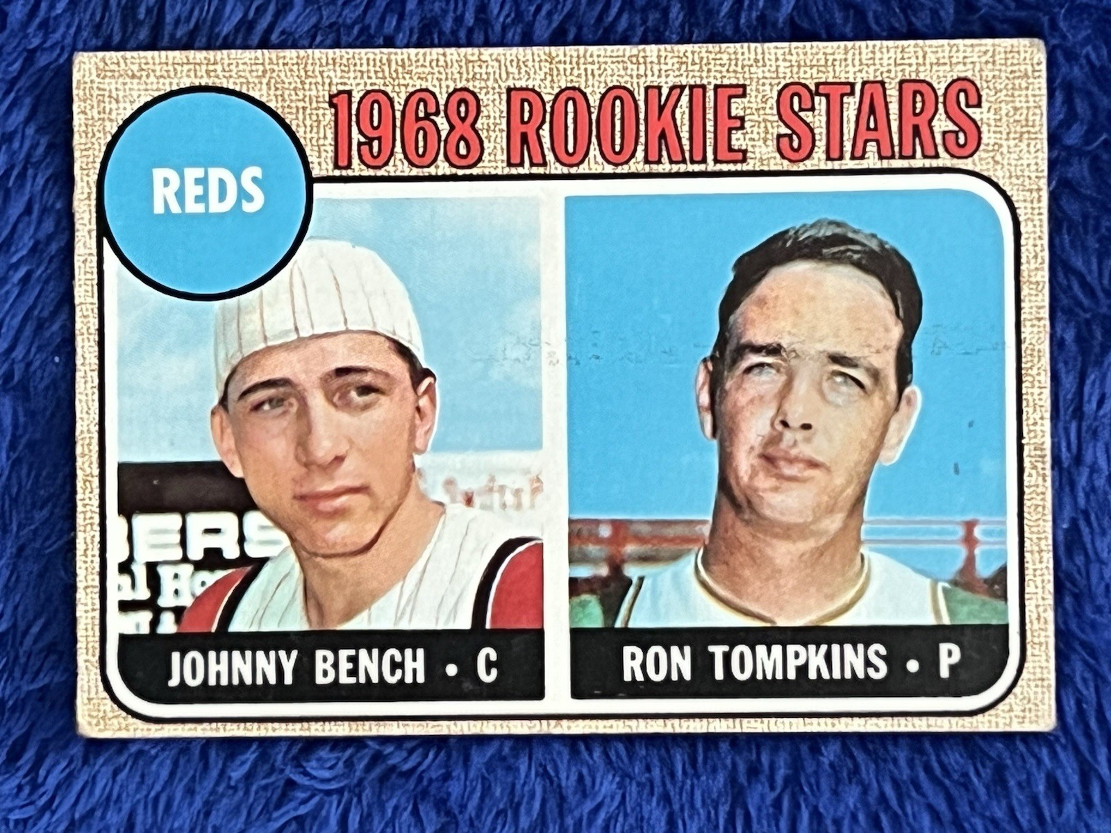 1968 Topps - 1968 Rookie Stars Johnny Bench, Ron Tompkins #247 \