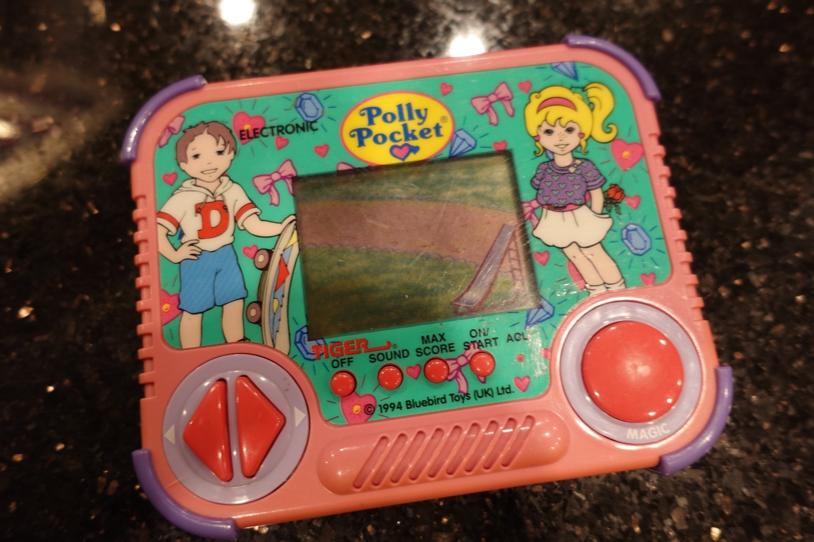 Vintage Tiger POLLY POCKET Handheld Electronic Tabletop Video game  D5  RARE