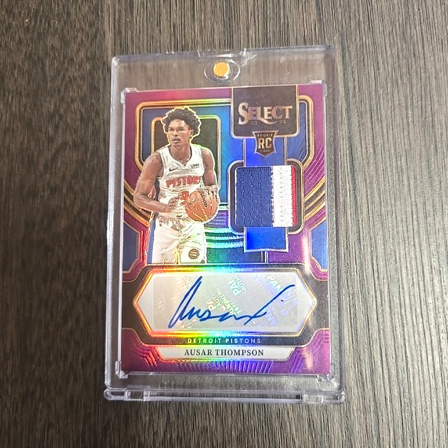 Panini 2023-24 Select Ausar Thompson Pistons RJA #RJ-ASR Purple /99 Auto Panini 2023-24 Select Ausar Thompson Pistons RJA #RJ-ASR Purple /99 Auto