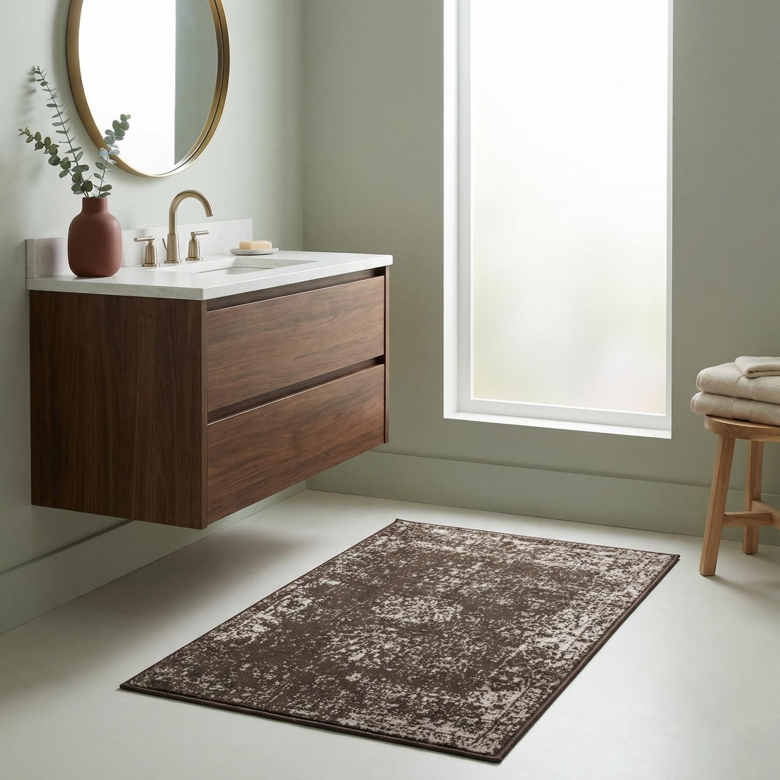 Unique Loom Sofia Collection Area Rug Casino 3\' 3\ Unique Loom Sofia Collection Area Rug Casino 3\' 3\