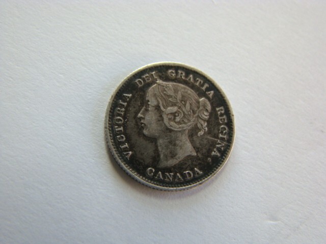 Canada 1870 Silver 5 Cents Extra Fine KM#2 20207 Canada 1870 Silver 5 Cents Extra Fine KM#2 20207