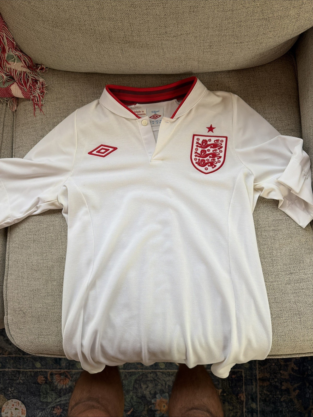 England Umbro Home football shirt 2012 Soccer Jersey size 40 England Umbro Home football shirt 2012 Soccer Jersey size 40