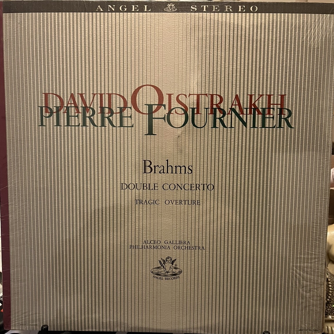 Brahms Double Concerto Oistrakh Fournier Galliera Angel S-35353 SEALED LP