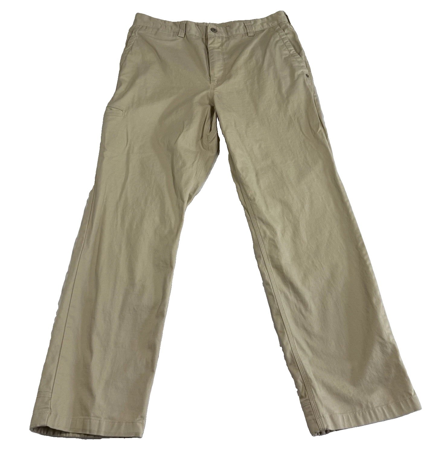 Duluth Trading Flex Ballroom Khakis Pants Mens 34x32 Stretch Workwear Tan Chino Duluth Trading Flex Ballroom Khakis Pants Mens 34x32 Stretch Workwear Tan Chino