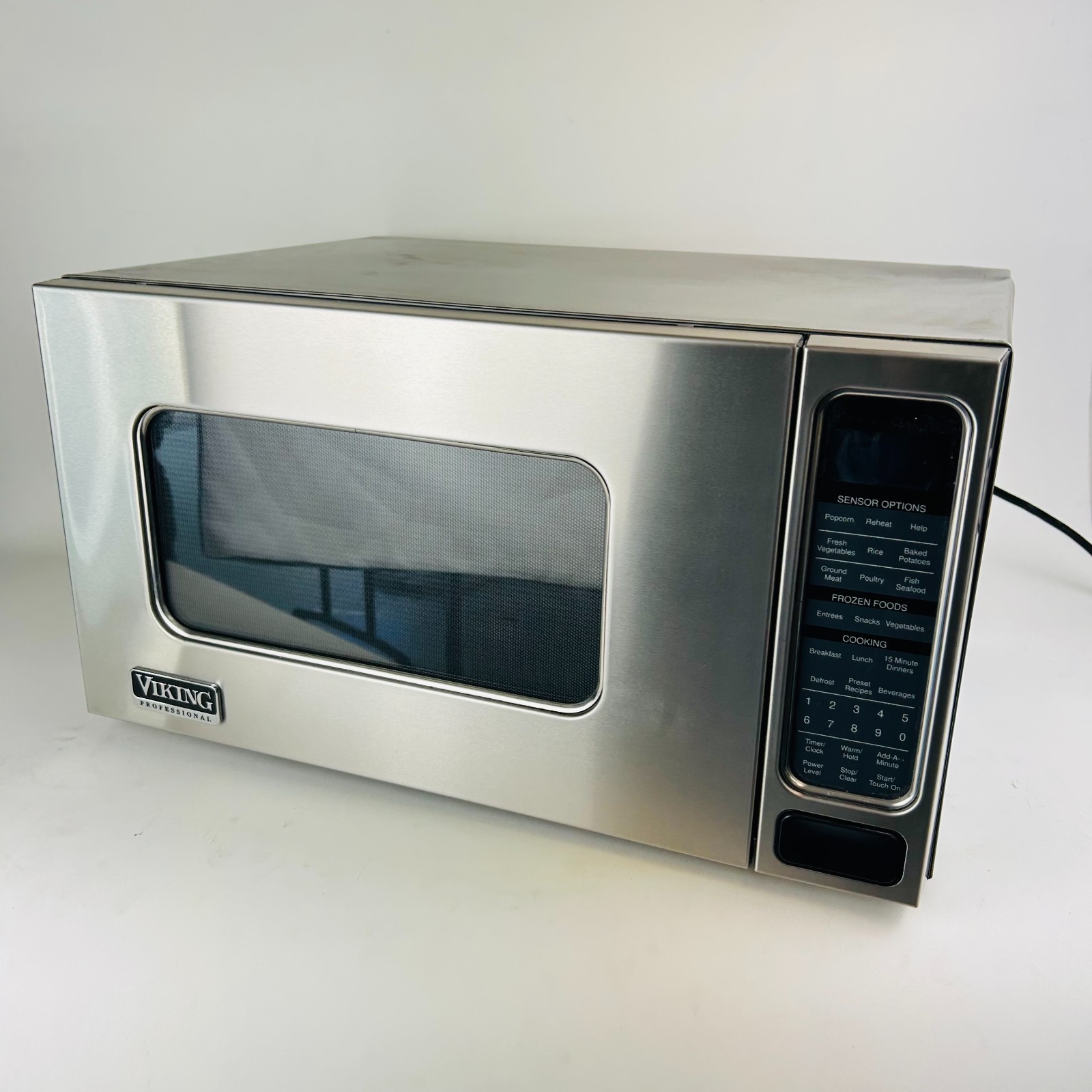 Viking Professional VMOS200 2.0 Cu Ft Microwave Stainless Steel TESTED WORKING