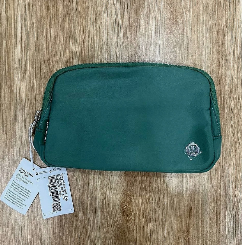 Lululemon Belt Bag Everywhere 1L Green Teal Crossbody Waist Pack NWT New