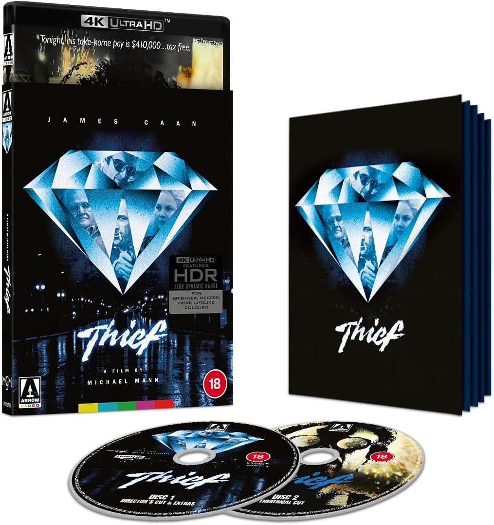 THIEF (1981) James Caan 4K UHD Blu-Ray Limited Edition BRAND NEW