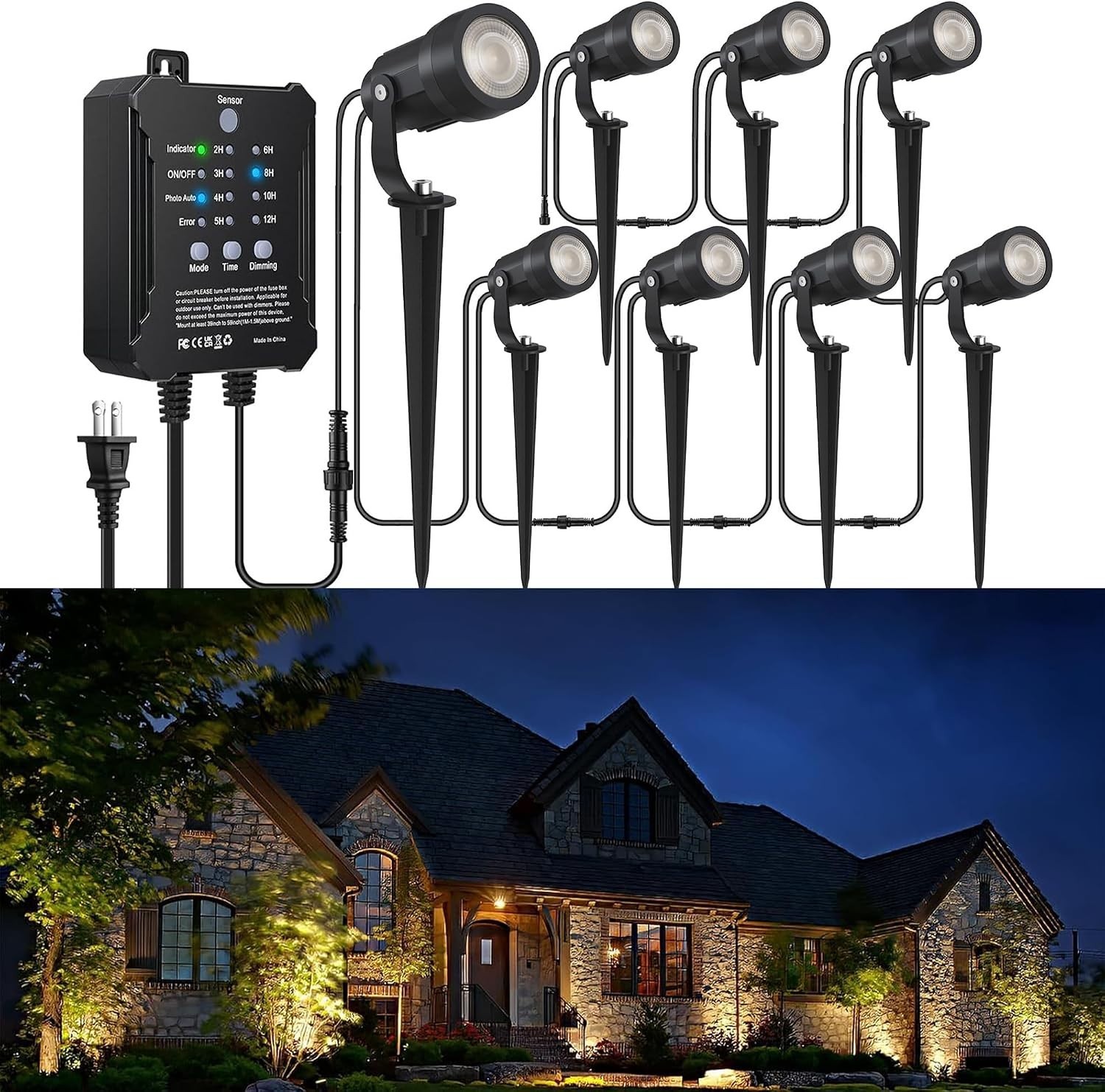 8Pack 5W Landscape Lighting Kit with Transformer 8Pack 5W Landscape Lighting Kit with Transformer