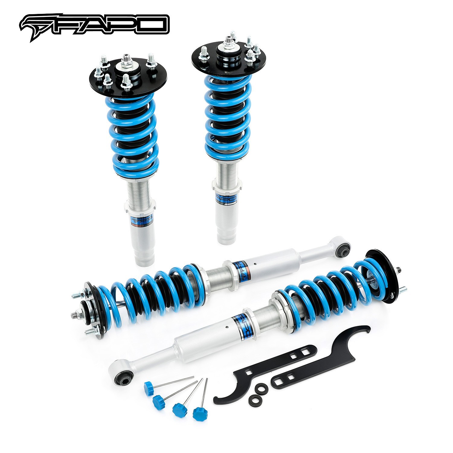 16 CLICKS DAMPING ADJ. COILOVER FOR HONDA ACCORD 03-07 CM/ACURA TSX 04-08 CL9 