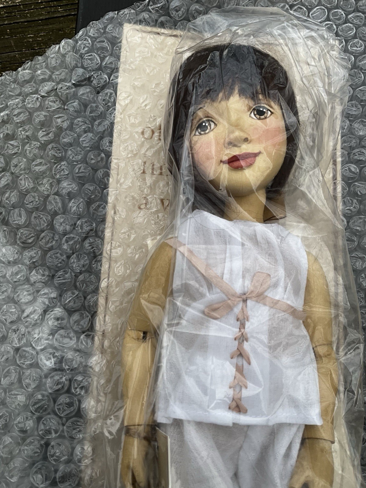 Xenis Canadian Made Jointed Wood Doll 12\