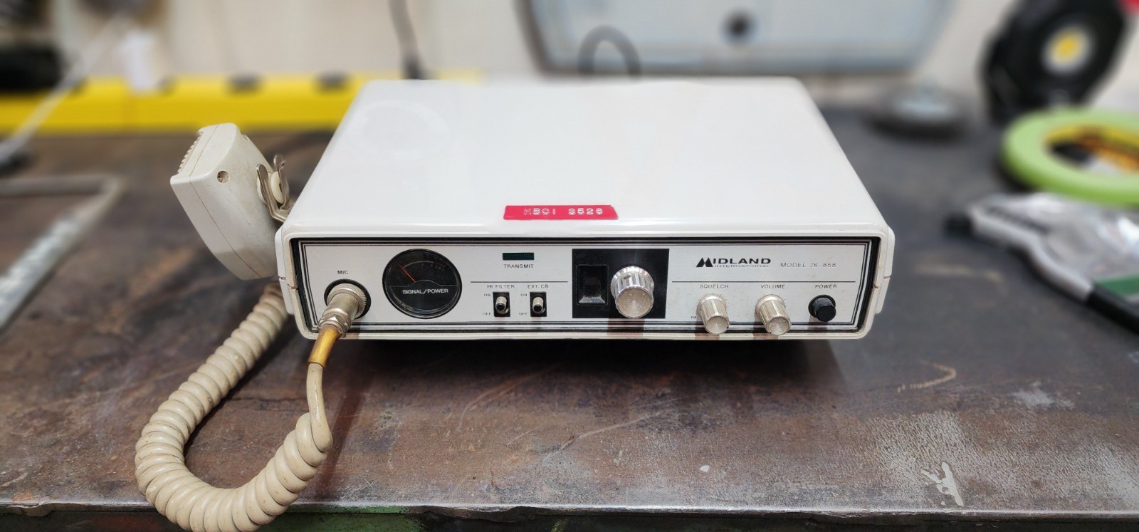 Vintage Midland International Model 76-858 CB Radio w/ Microphone Tested & Works Vintage Midland International Model 76-858 CB Radio w/ Microphone Tested & Works