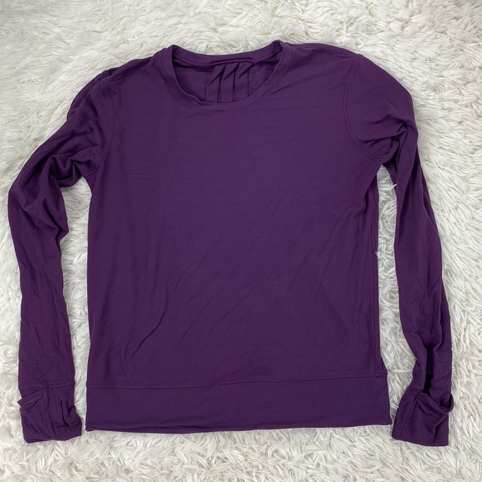 Lululemon Rush Hour Long Sleeve Darkest Magenta Lululemon Rush Hour Long Sleeve Darkest Magenta