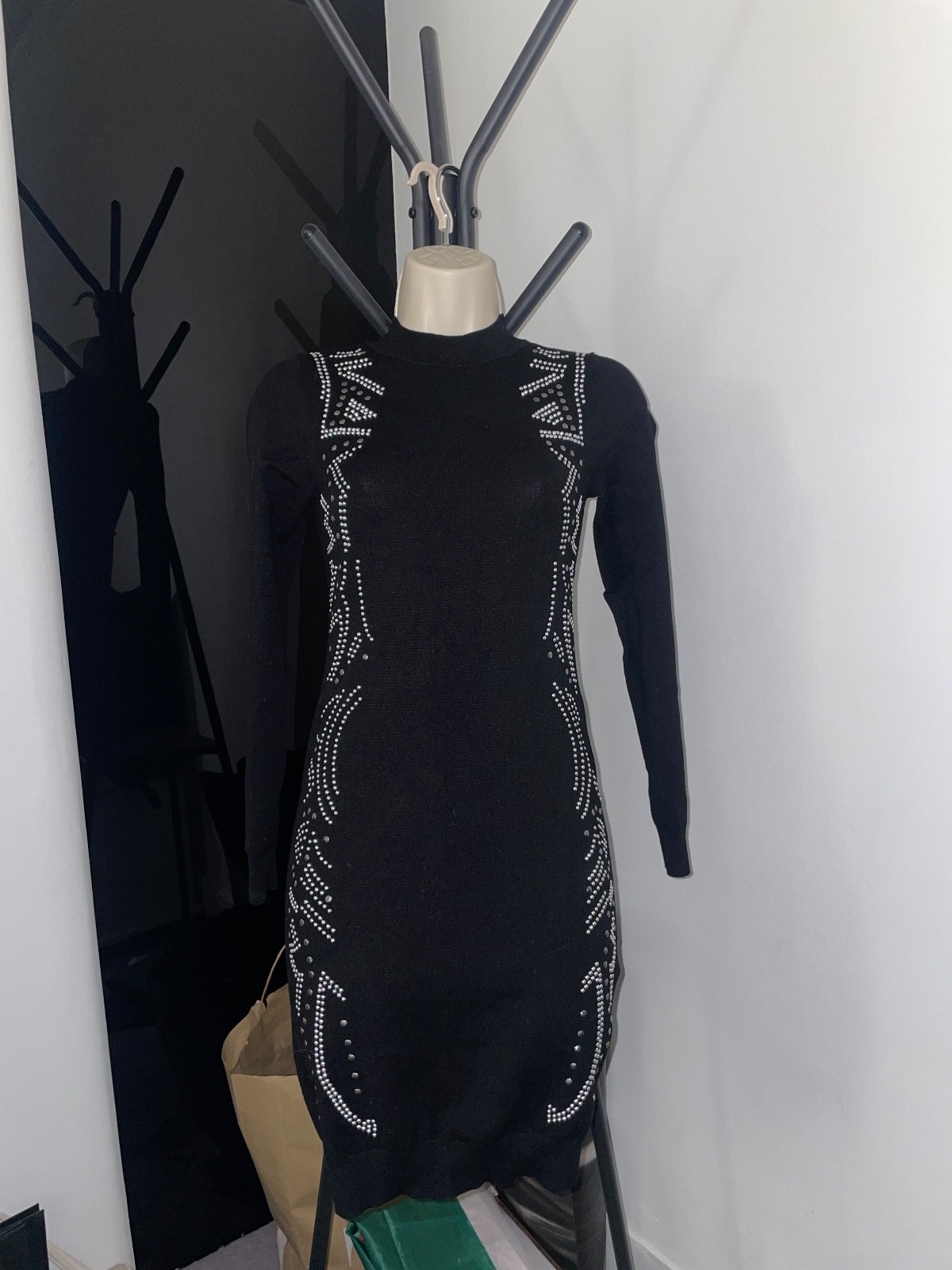 Karen Millen black studded dress Karen Millen black studded dress