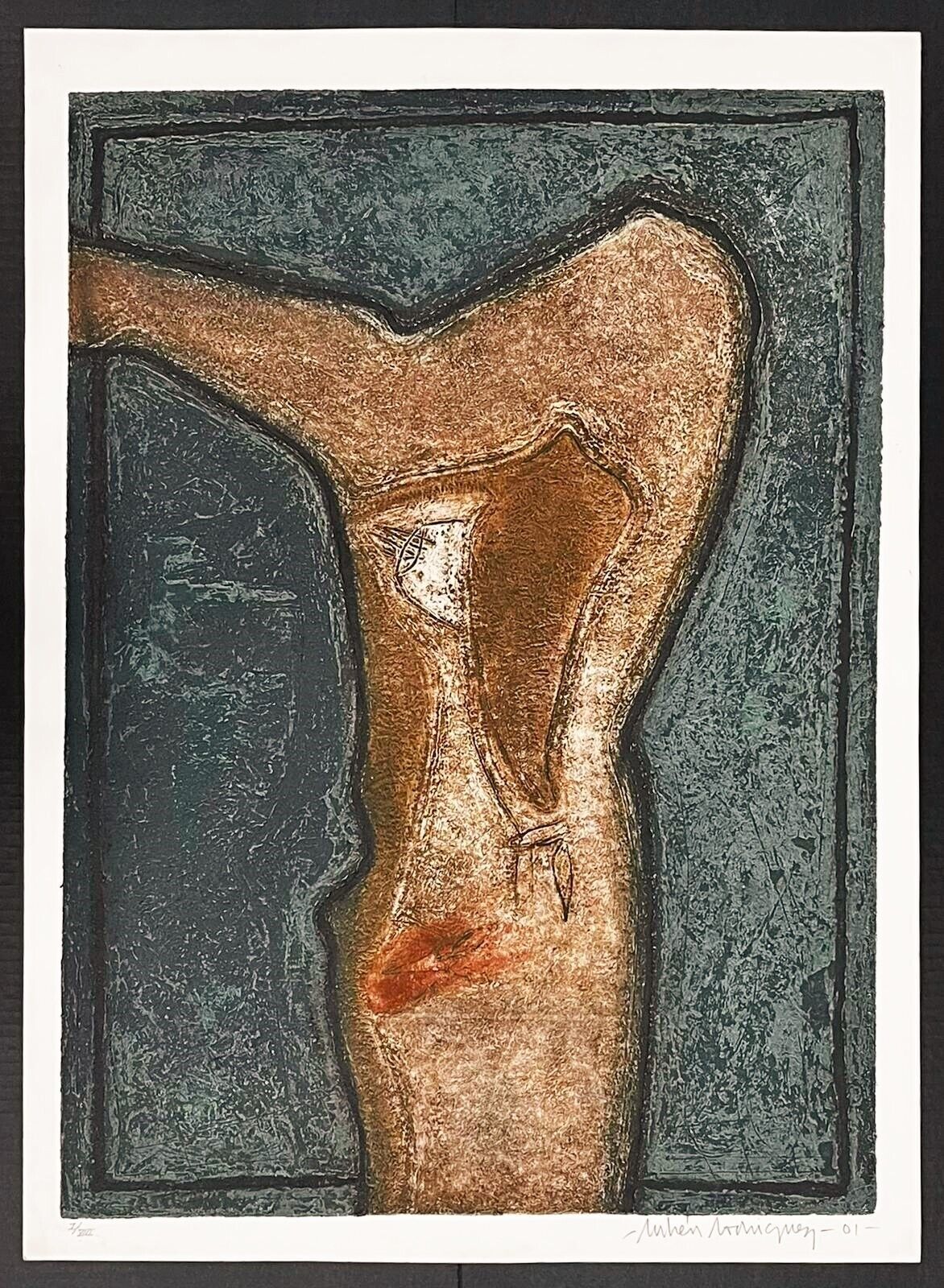 RUBEN RODRIGUEZ Cuban Art Original Hand Signed Print Limited Edition