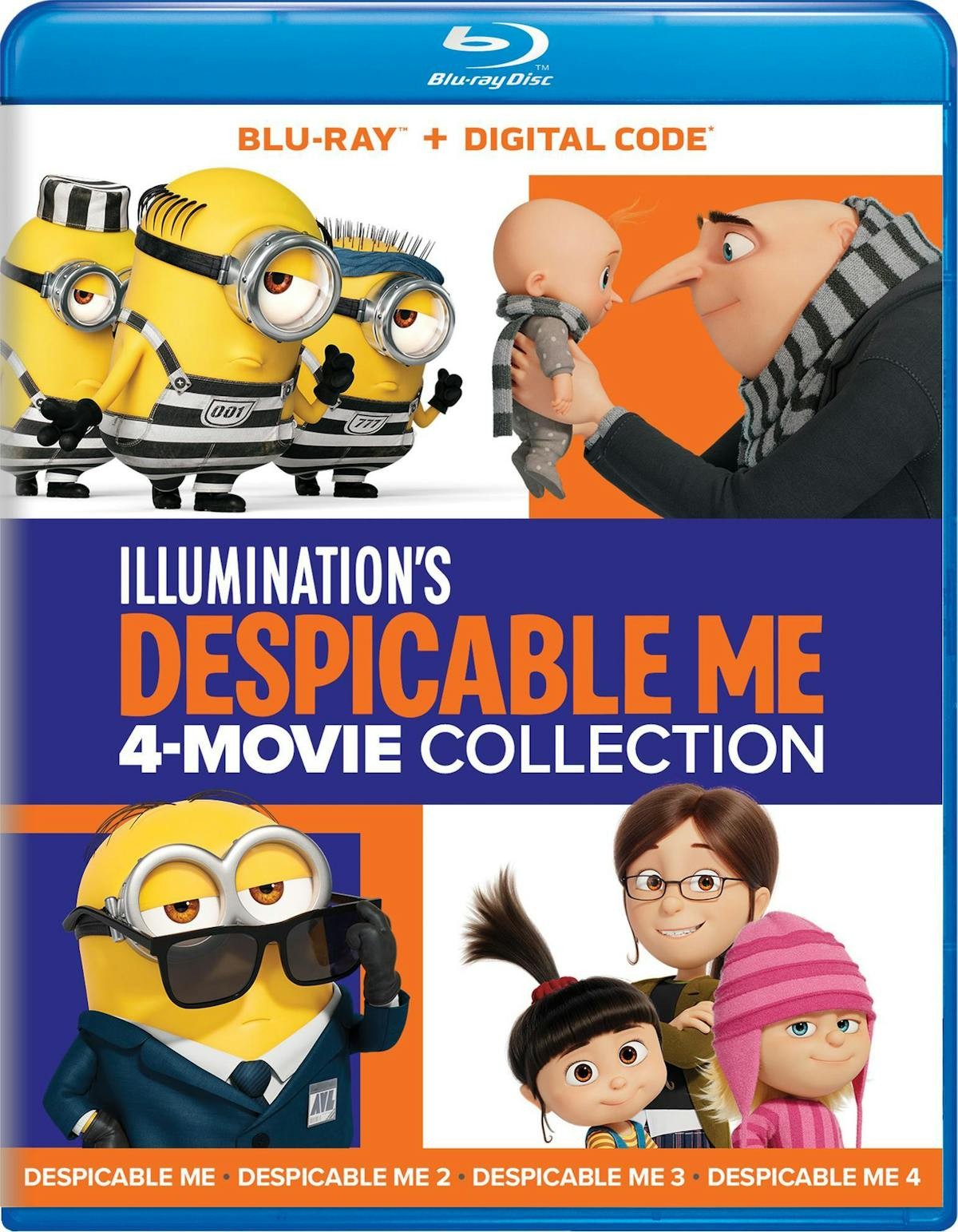 Illumination\'s Despicable Me 4-Movie Collection - Blu-ray + Digital Blu-ray