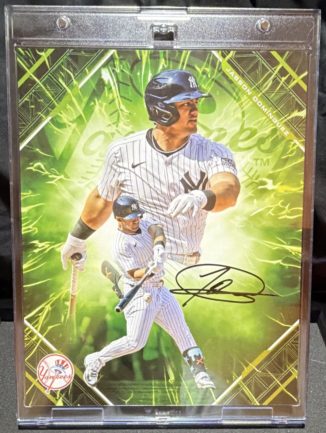 2025 Fanatics Emanate Jasson Dominguez Green Auto /99 Yankees RJ89845164 2025 Fanatics Emanate Jasson Dominguez Green Auto /99 Yankees RJ89845164