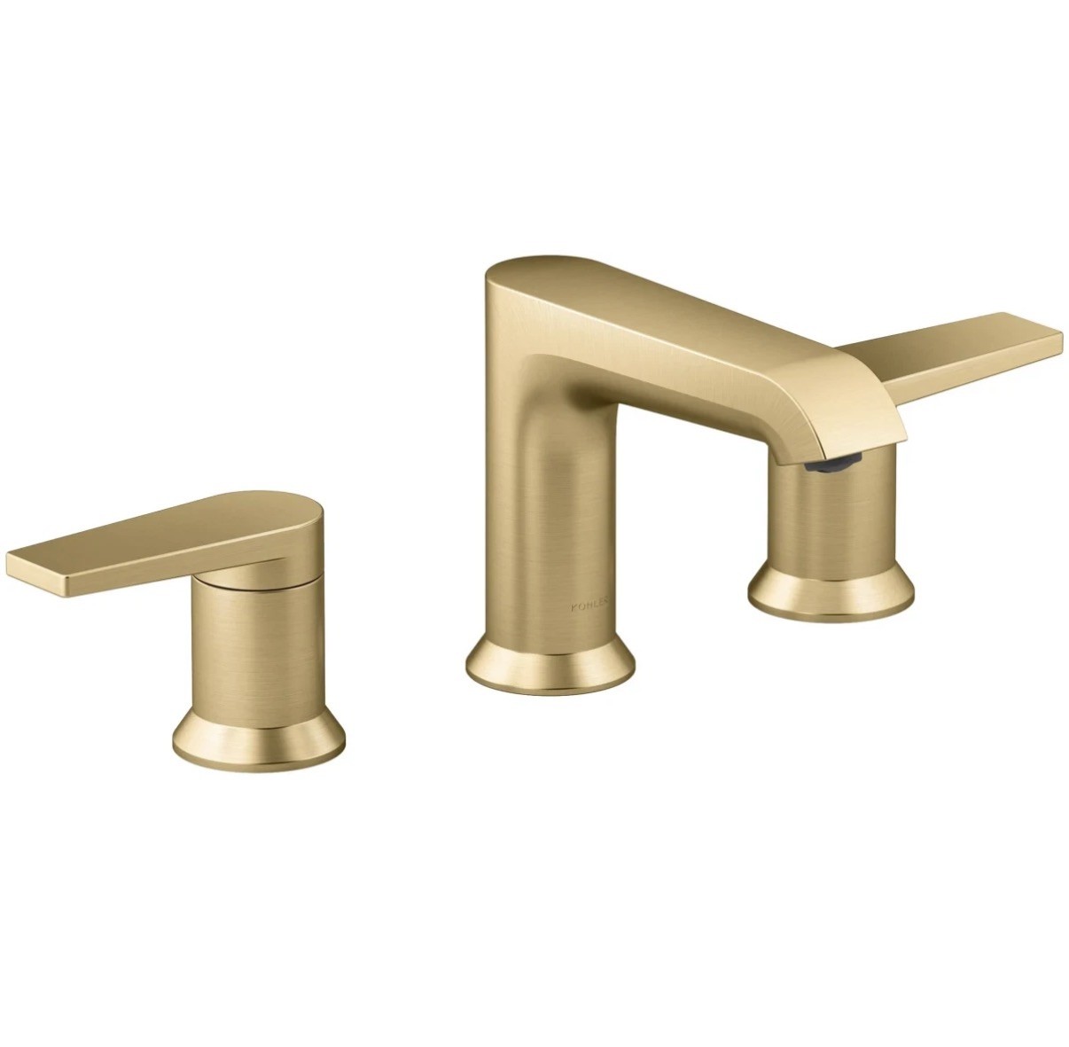 Kohler K-97093-4-2MB Hint 1.2 GPM Widespread Bathroom Faucet with Drain, Brushed