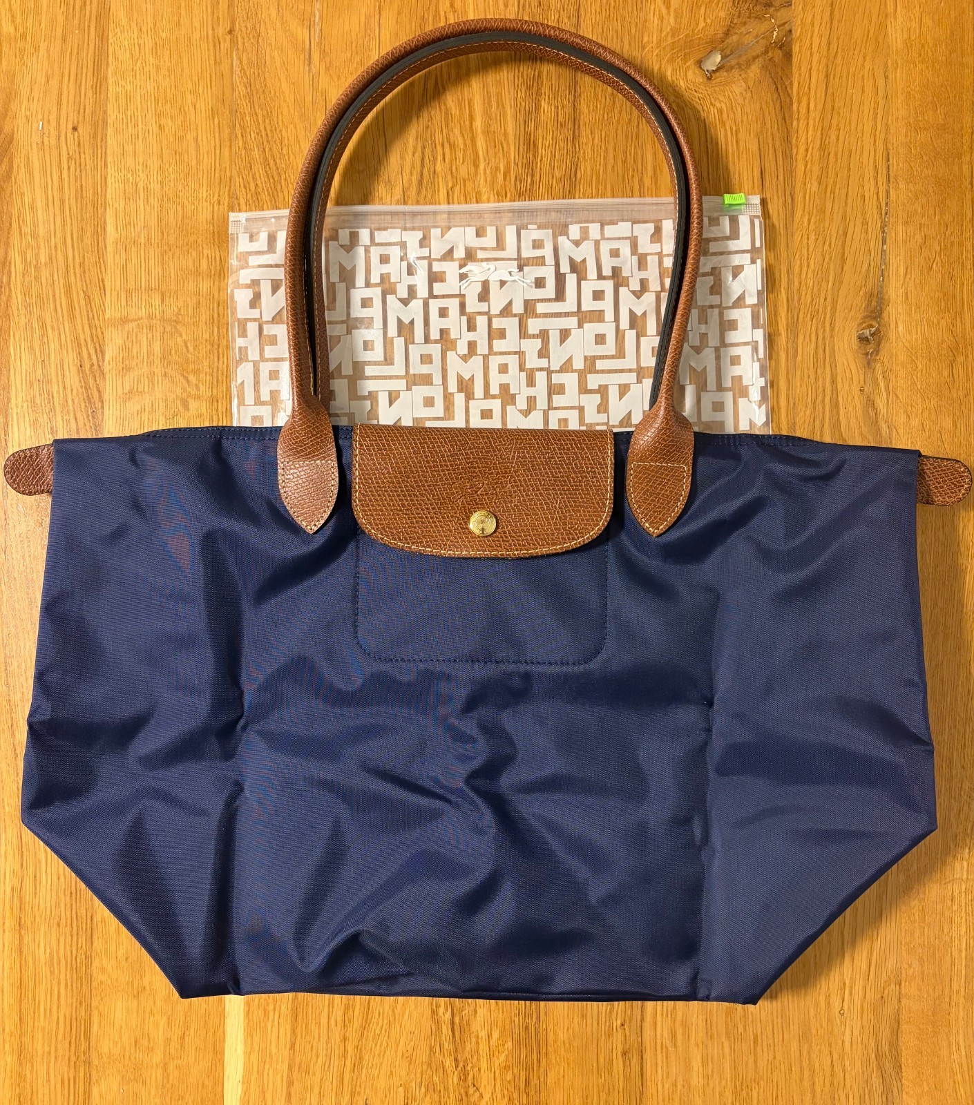 Longchamp Le Pliage Tote Shoulder Bag Large Navy Blue L1899089P68