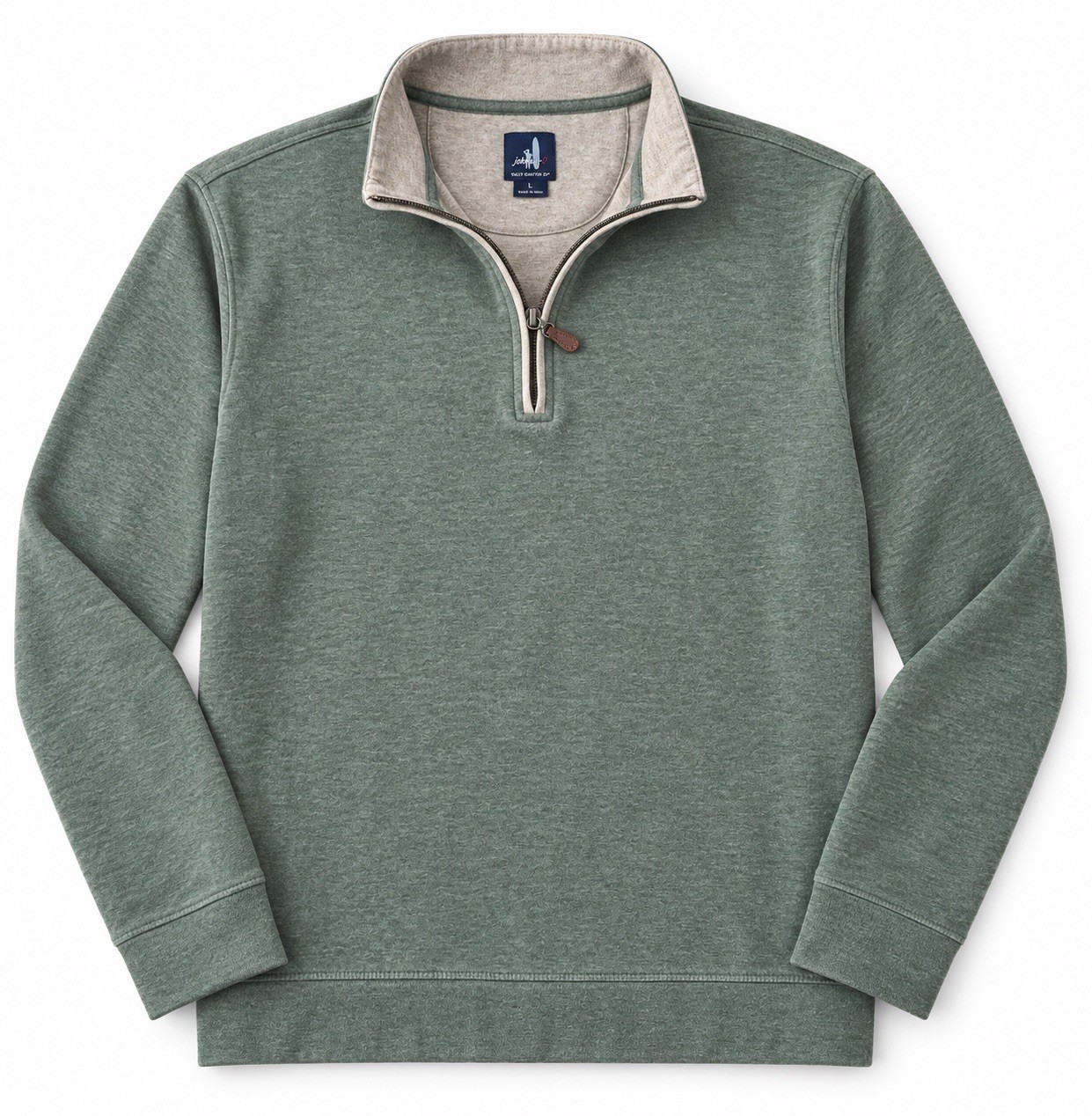 Johnnie-O Sully Quarter Zip Pullover Men’s Large Evergreen Green Soft Golf Johnnie-O Sully Quarter Zip Pullover Men’s Large Evergreen Green Soft Golf