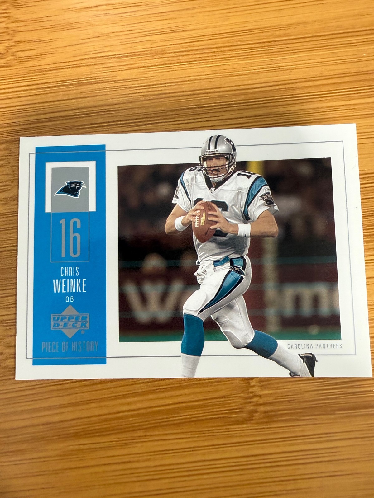 2002 UD Piece of History #12 Chris Weinke