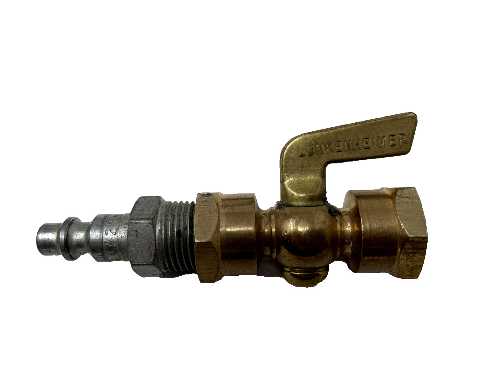 NOS Lunkenheimer Brass Valve Hit Miss Stationary Engine Steam
