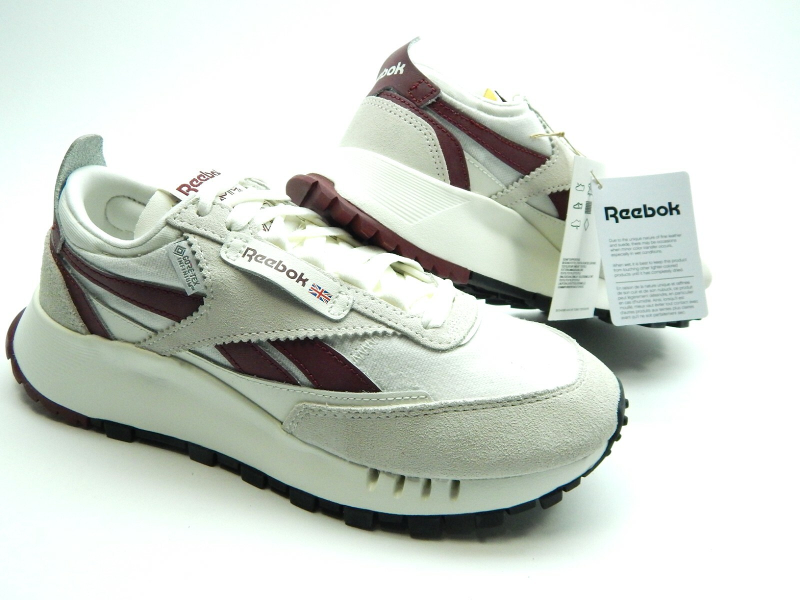 REEBOK CL LEGACY WHITE CHALK BURGUNDY H04996 MEN SHOES REEBOK CL LEGACY WHITE CHALK BURGUNDY H04996 MEN SHOES