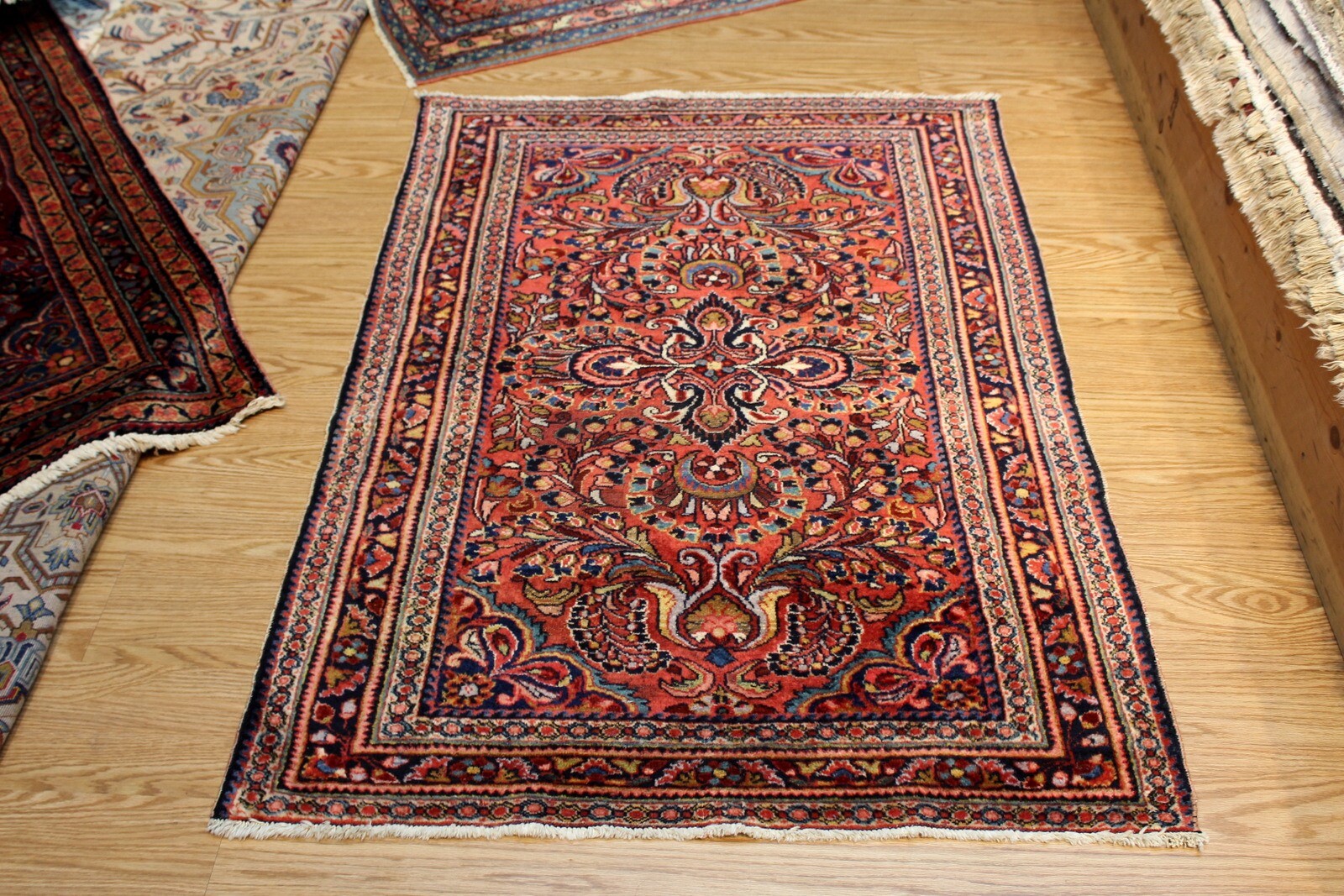 Antique Sarouk design Lilihan 3\'6\