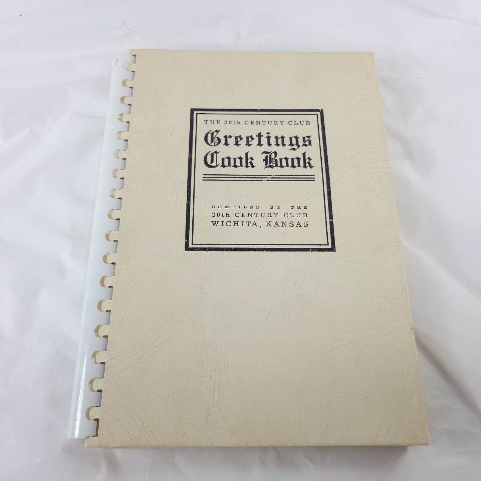 Vintage 20th Century Club Wichita Kansas Greetings Cookbook Recipes Vintage 20th Century Club Wichita Kansas Greetings Cookbook Recipes