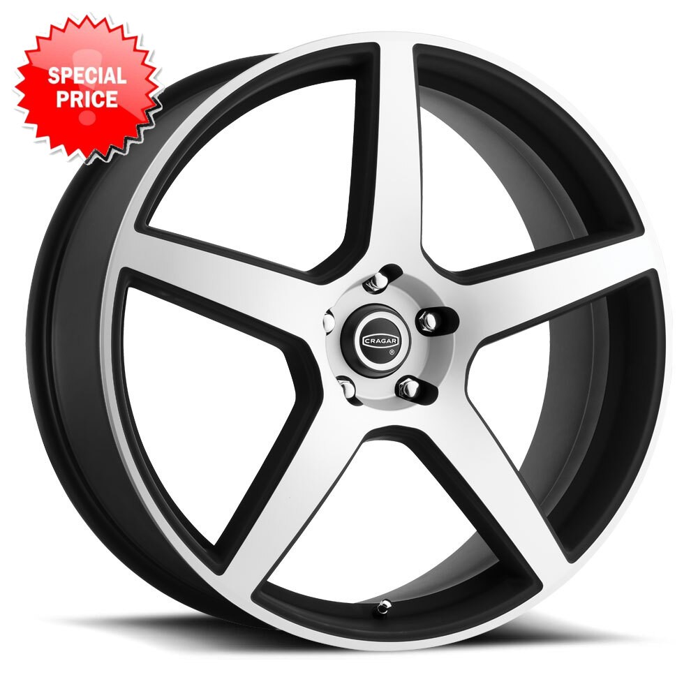 CRAGAR 620MB Modern Muscle 20X8.5 5X120 ET28 Machined Face w/ Black (Qty of 1) CRAGAR 620MB Modern Muscle 20X8.5 5X120 ET28 Machined Face w/ Black (Qty of 1)