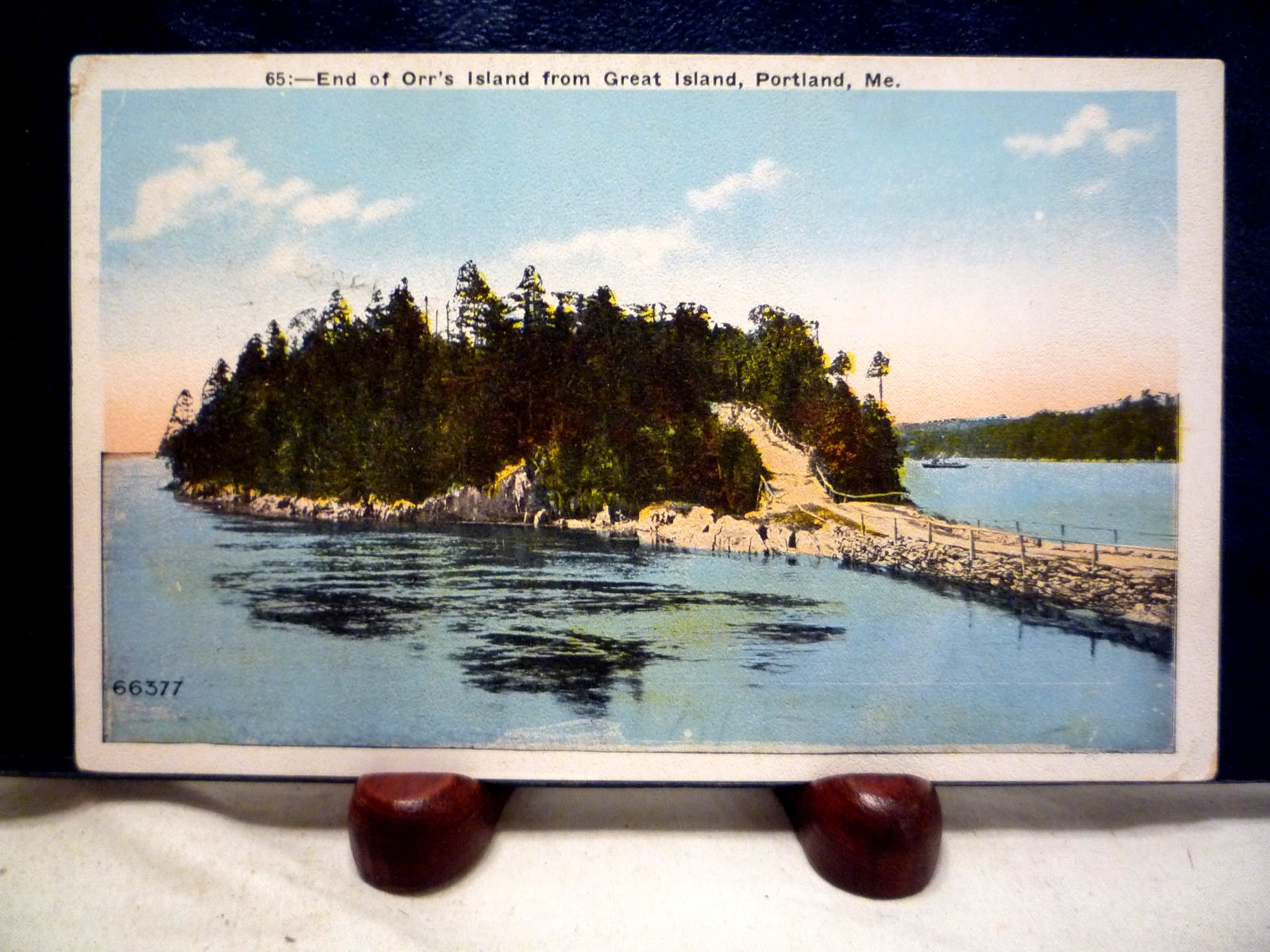 c1915 Portland Maine Postcard, Orr\'s Island from Great Island c1915 Portland Maine Postcard, Orr\'s Island from Great Island
