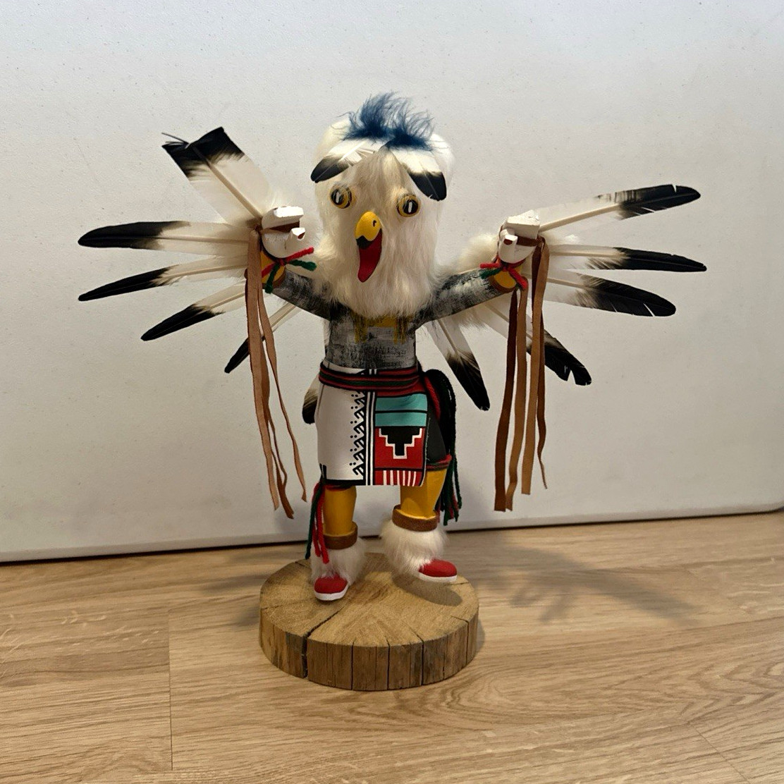 Native American-style Eagle Dancer/Kachina (Katsina) Hand crafted and signed Native American-style Eagle Dancer/Kachina (Katsina) Hand crafted and signed