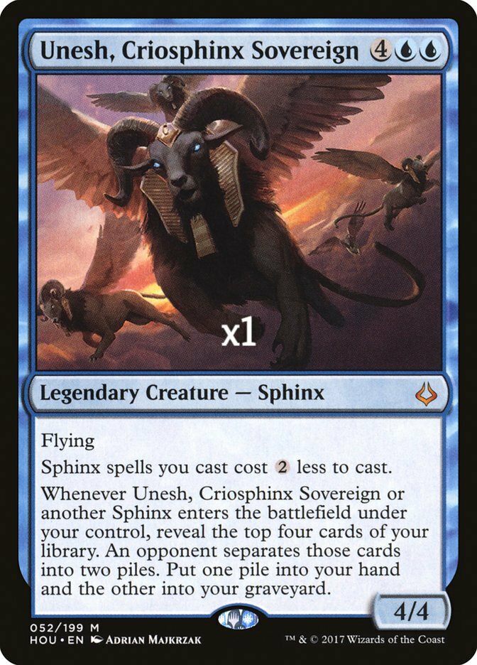 MTG Hour of Devastation HOU Unesh, Criosphinx Sovereign MINT MTG Hour of Devastation HOU Unesh, Criosphinx Sovereign MINT