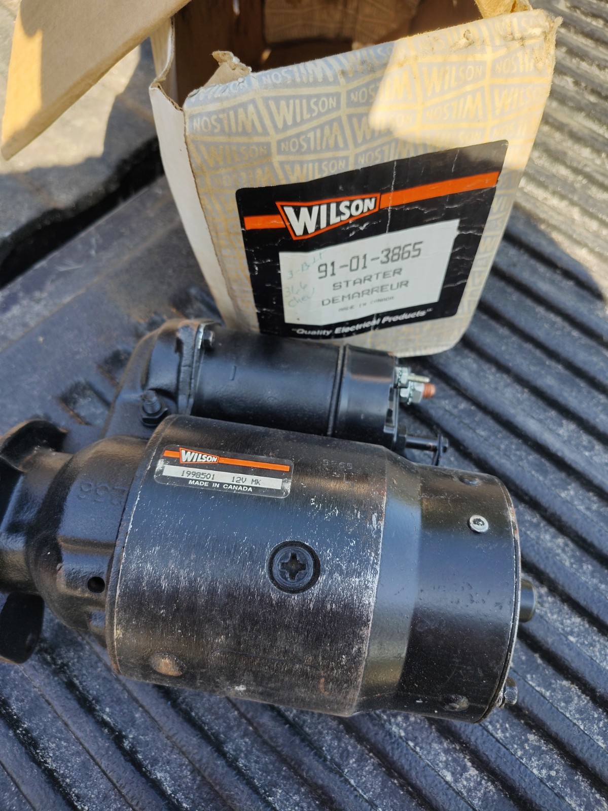 Starter Motor-Starter Wilson 91-01-3865 Reman Starter Motor-Starter Wilson 91-01-3865 Reman