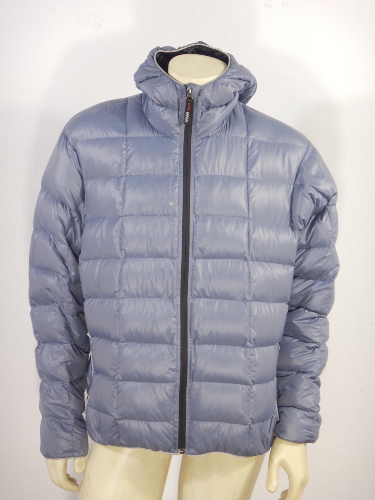 WESTERN MOUNTAINEERING Men\'s HOODED FLASH Down Jacket FLAWS  Size LARGE