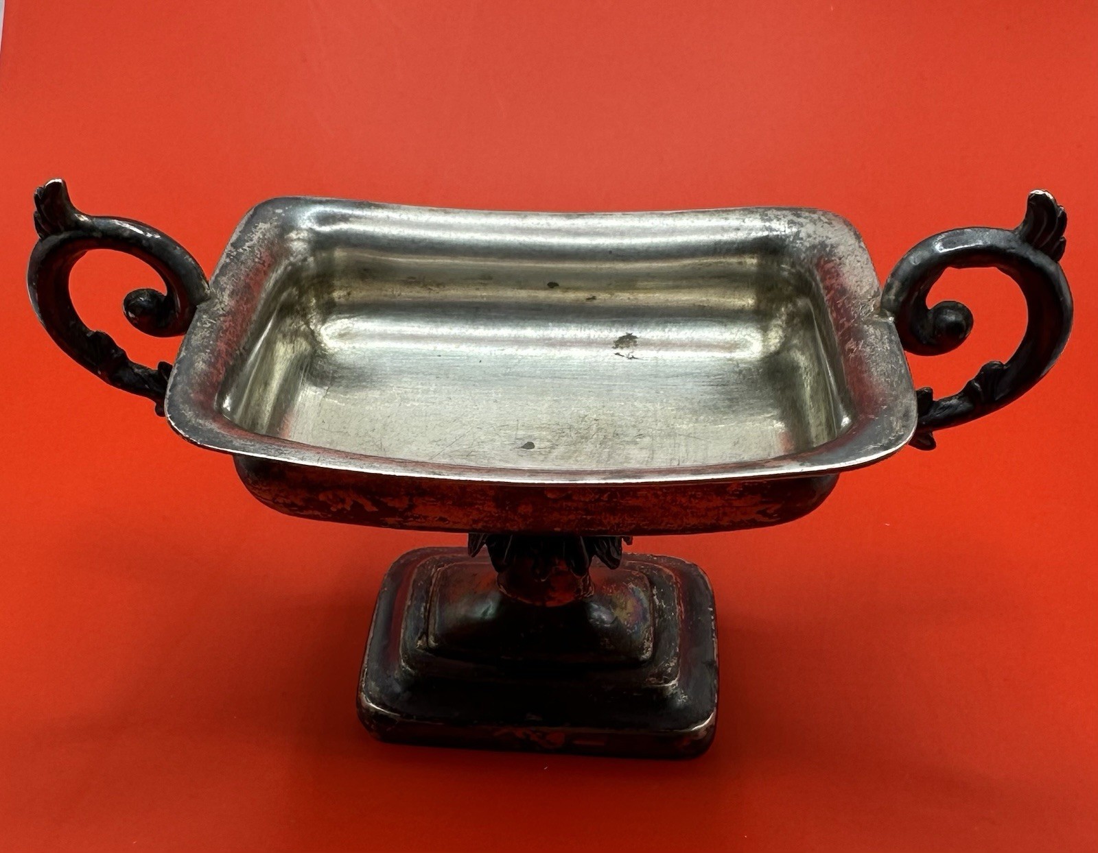 Antique Polish Silver Salt Cellar by Emil Radke Warsaw 84 Silver 19th Century Antique Polish Silver Salt Cellar by Emil Radke Warsaw 84 Silver 19th Century