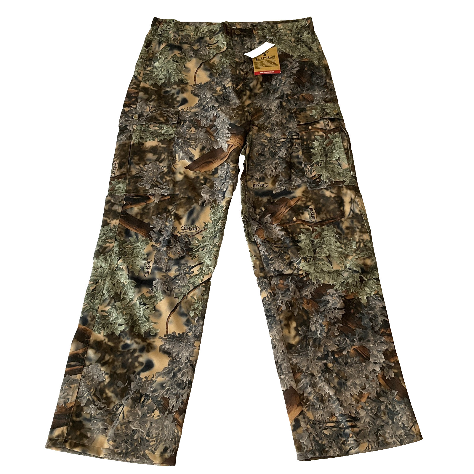 Kings Camo Pants Mens Size 34R Multicolor Hunter Desert Shadow Pockets Relaxed Kings Camo Pants Mens Size 34R Multicolor Hunter Desert Shadow Pockets Relaxed
