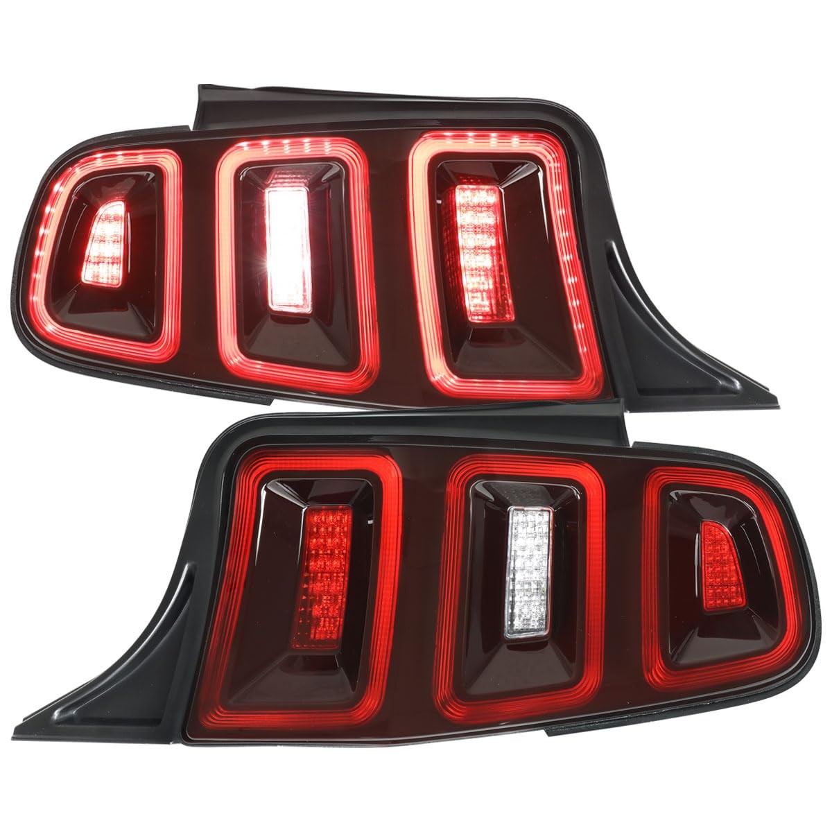 - Fits 2010-2014 Ford Mustang Euro Style Tail Lights
