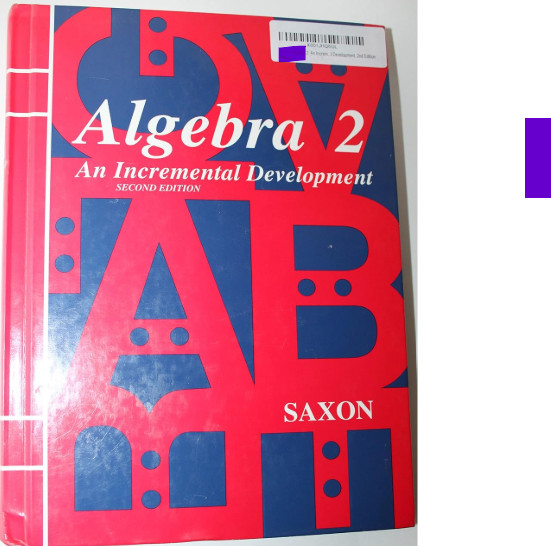 Algebra 2 : An Incremental Development Second Edition INCONUS/FPO Algebra 2 : An Incremental Development Second Edition INCONUS/FPO