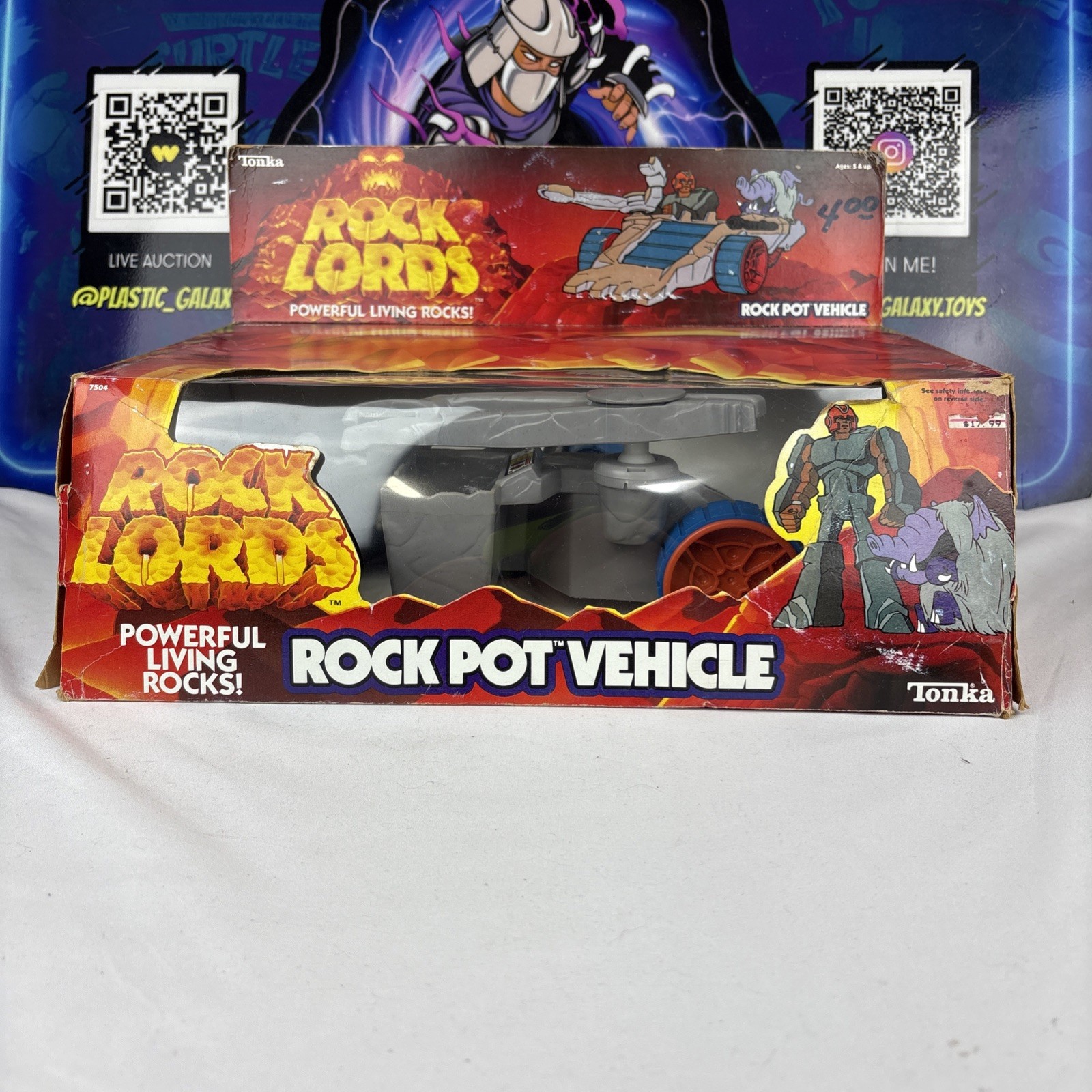 Vintage Gobots Rock Lords Vehicle Rock Pot 1986 Tonka Complete W/ Box Vintage Gobots Rock Lords Vehicle Rock Pot 1986 Tonka Complete W/ Box