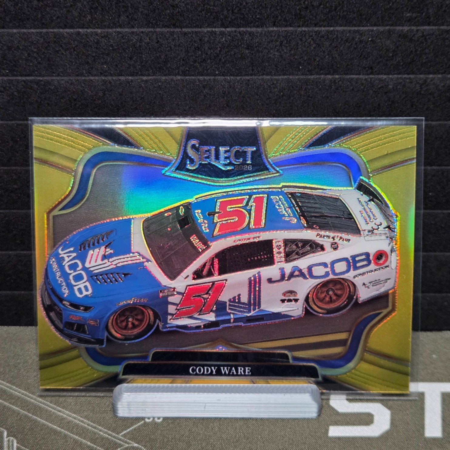 2026 Panini Select Racing Cody Ware Gold Prizm Pit Road #150 /10