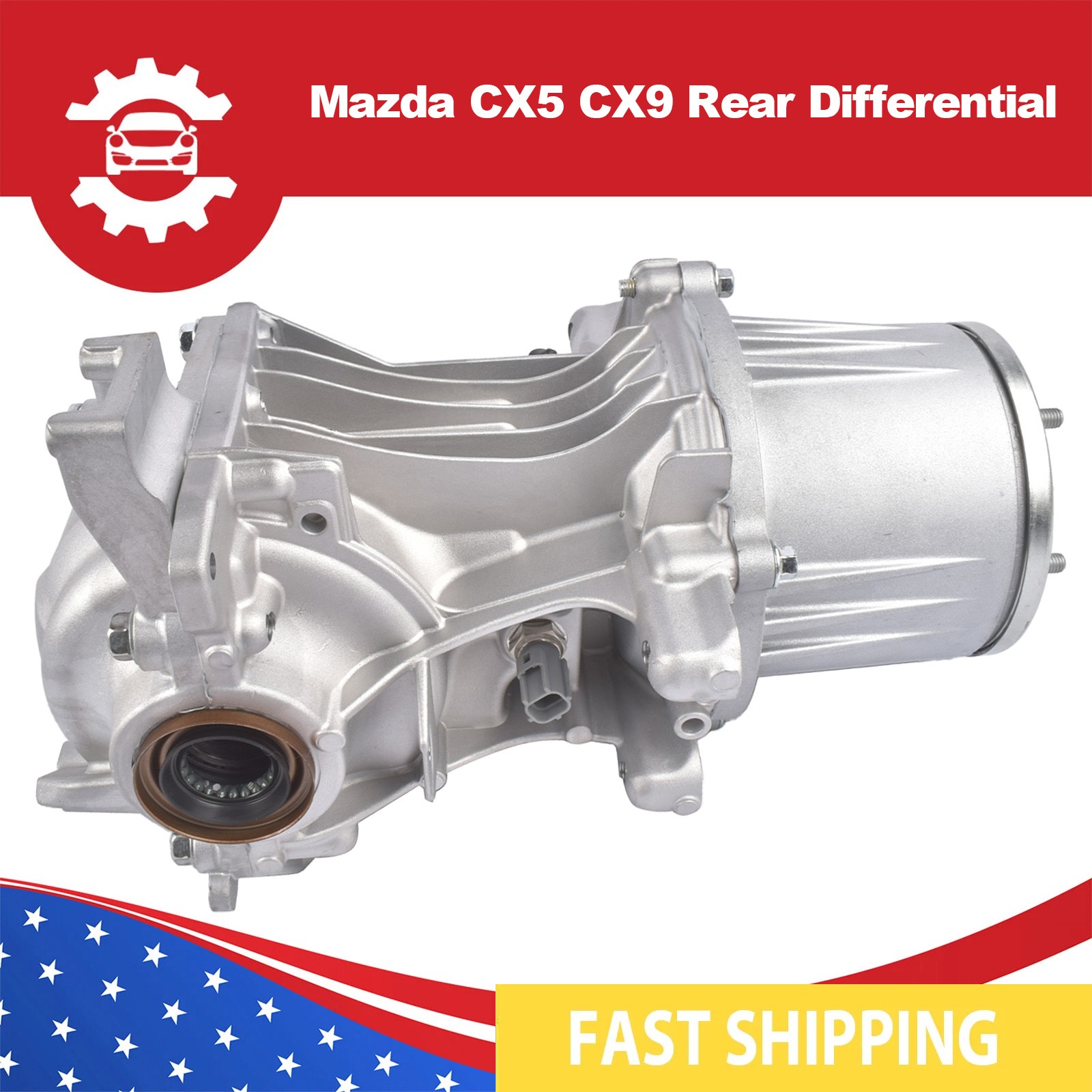 Rear Axle Differential For Mazda CX-5 CX-9 2018-2024 2.5L AWD with Coupling Unit