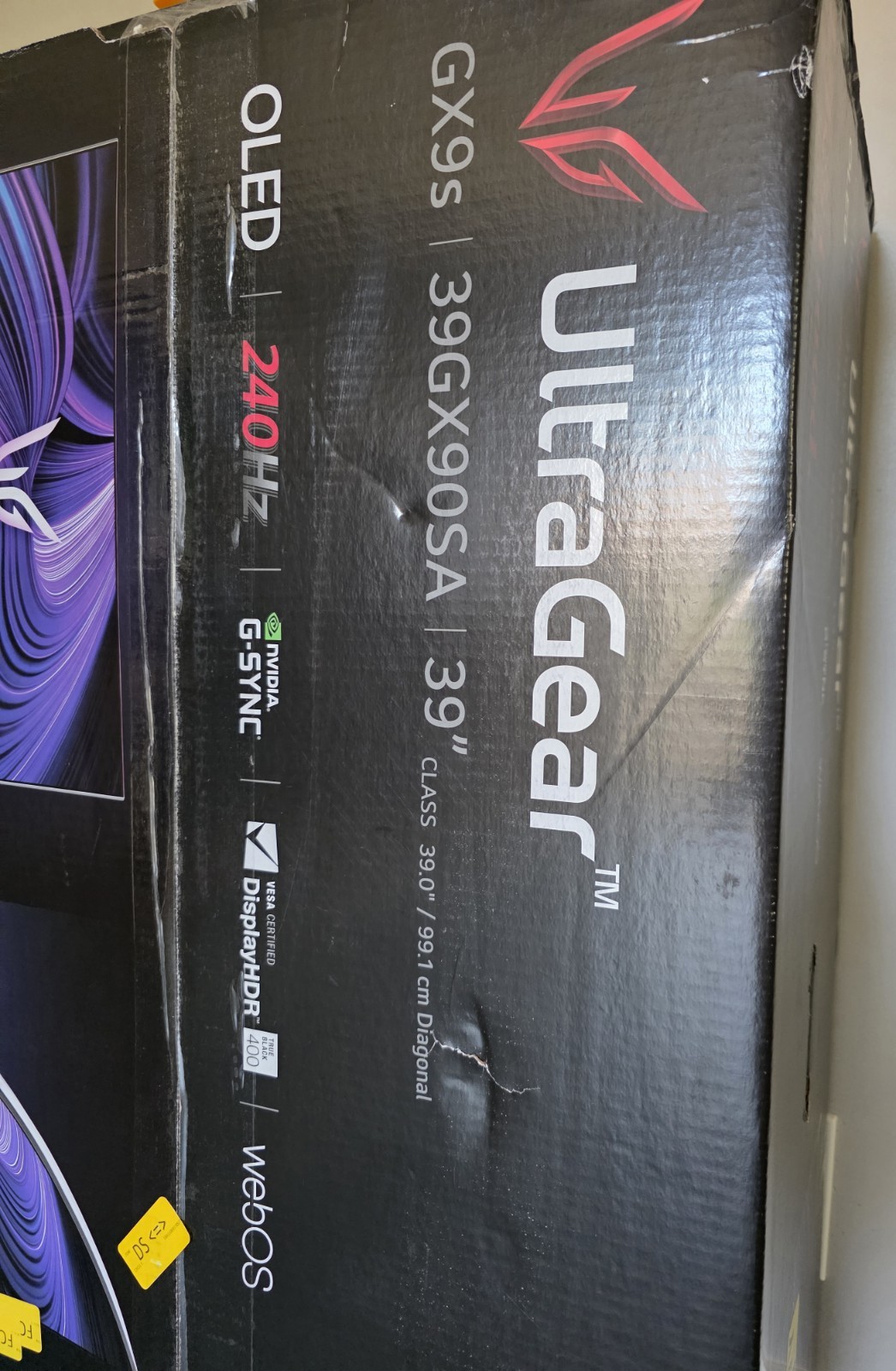 LG UltraGear 39GX90SA 39in OLED 240Hz 3440x1440 21:9 HDR HDMI/DP LG UltraGear 39GX90SA 39in OLED 240Hz 3440x1440 21:9 HDR HDMI/DP