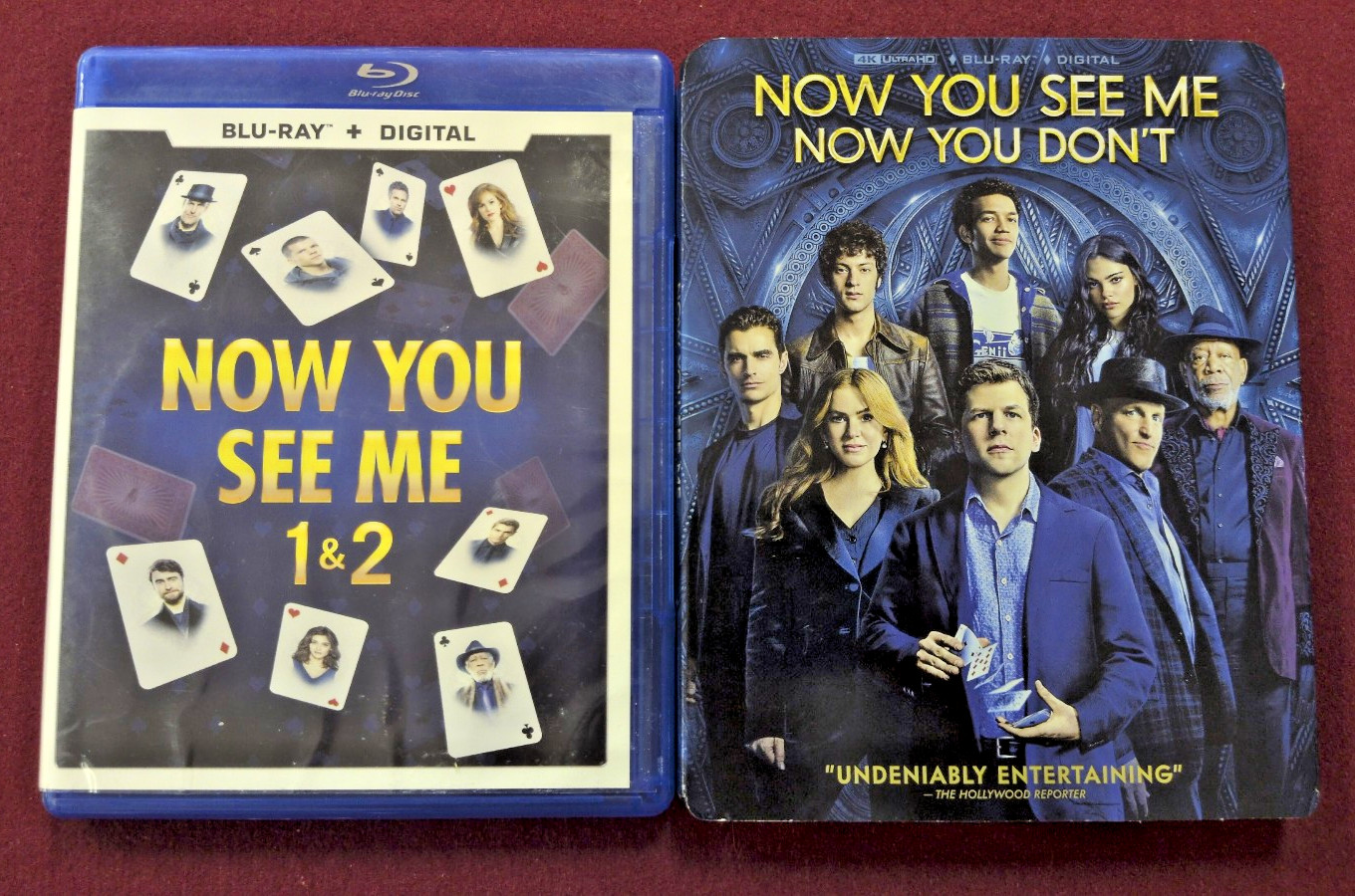 Blu-Ray Movies: Now You See Me 1 & 2, Now You See Me Now You Don\'t (4K UltraHD) Blu-Ray Movies: Now You See Me 1 & 2, Now You See Me Now You Don\'t (4K UltraHD)